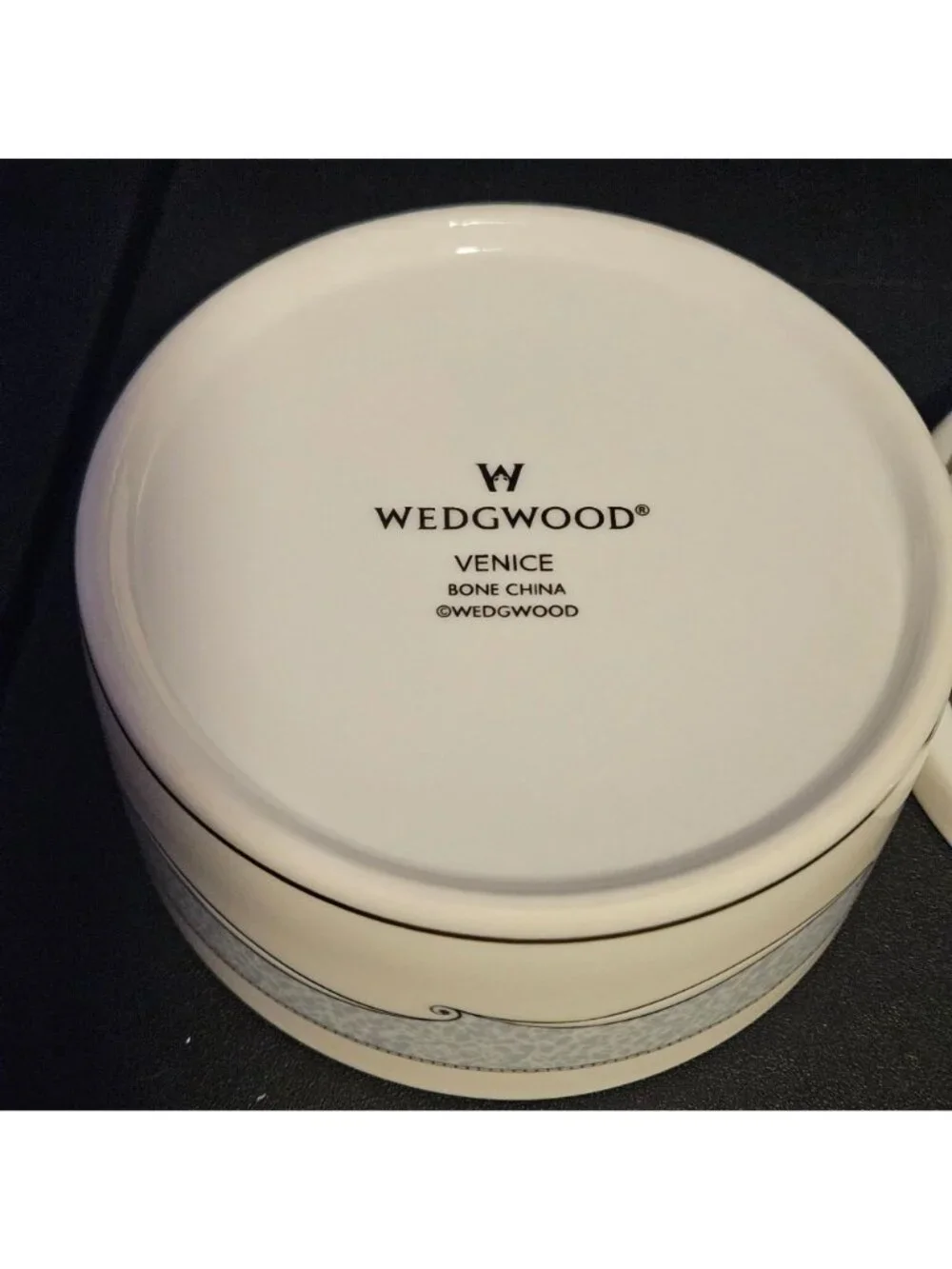 Wedgwood Venice Bone China Trinket Box With Lid Original Box